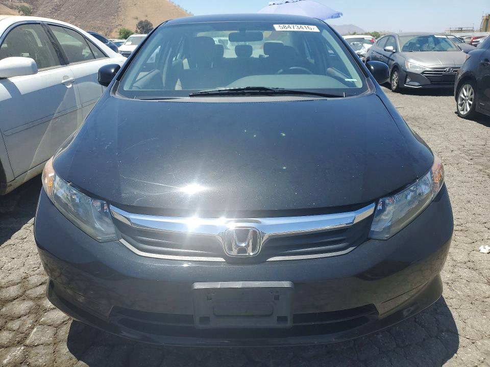 2012 Honda Civic VIN 19XFB2F59CE378915 COPART salvage auction — MECHANICAL, Ca - Dis/Dlr/Exp Only Clean Title, sold $1,560 on 2026-07-02 (photo 5)