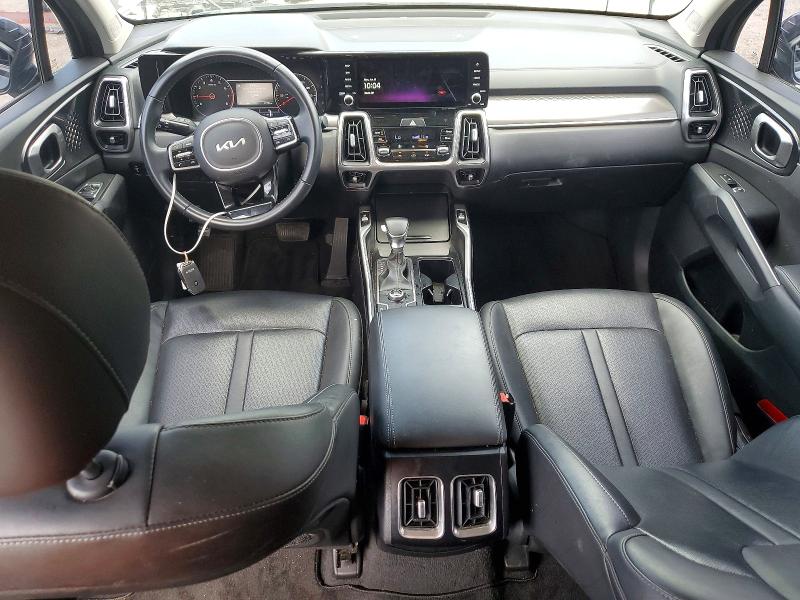 2022 Kia Sorento VIN 5XYRL4LC2NG157185 COPART salvage auction — REAR END, Va - Cert Of Title - Salvage, sold $3,550 on 2026-07-21 (photo 8)