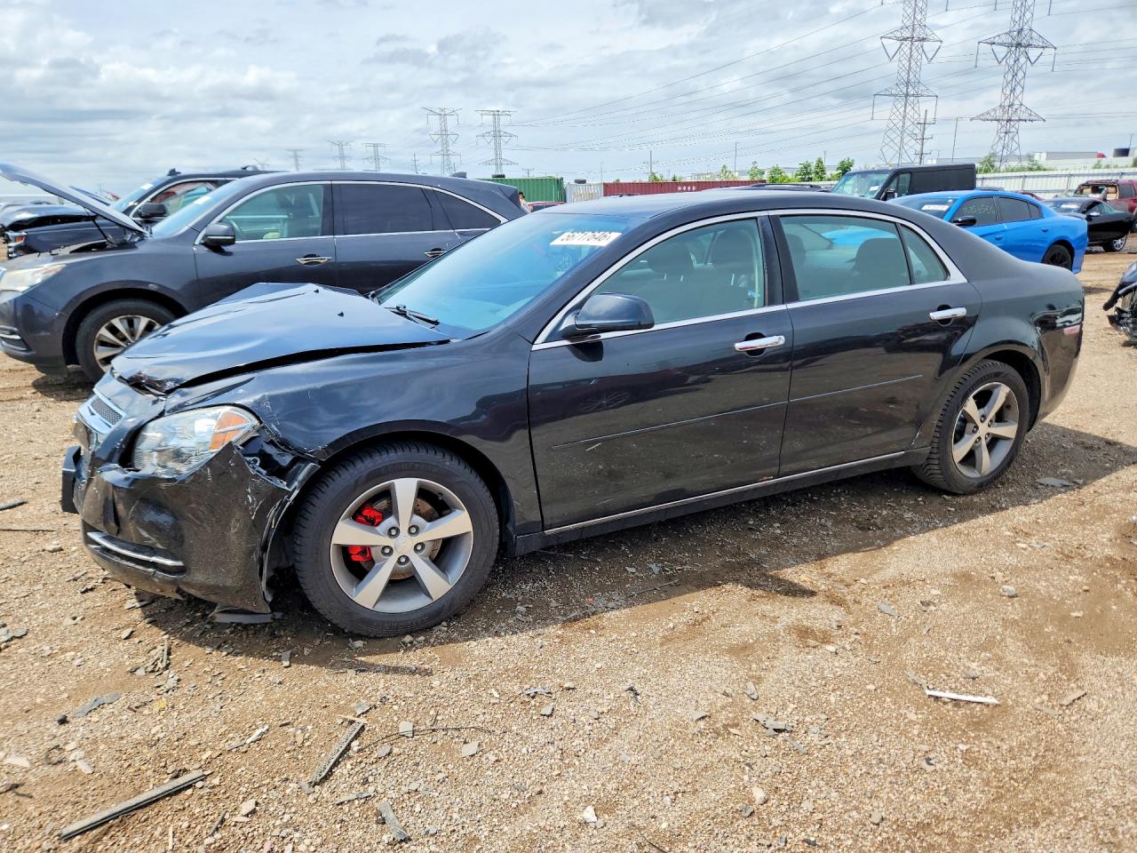 2012 Chevrolet Malibu VIN 1G1ZC5E08CF204172 COPART salvage auction — Front End, IL - SALVAGE CERTIFICATE, sold $350 on 2026-07-09 (photo 1)