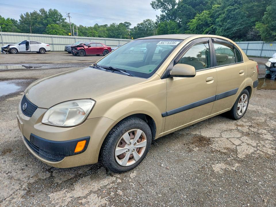 2009 Kia Rio VIN KNADE223296538602 — COPART salvage auction photo