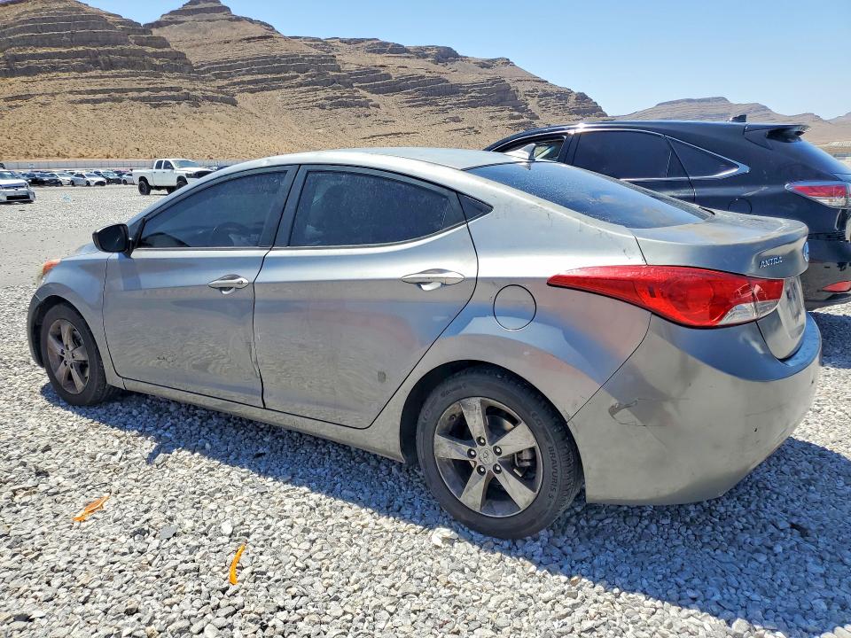 2012 Hyundai Elantra VIN KMHDH4AE7CU282285 COPART salvage auction — MECHANICAL, Nv - Certificate Of Title, sold $125 on 2026-07-08 (photo 2)