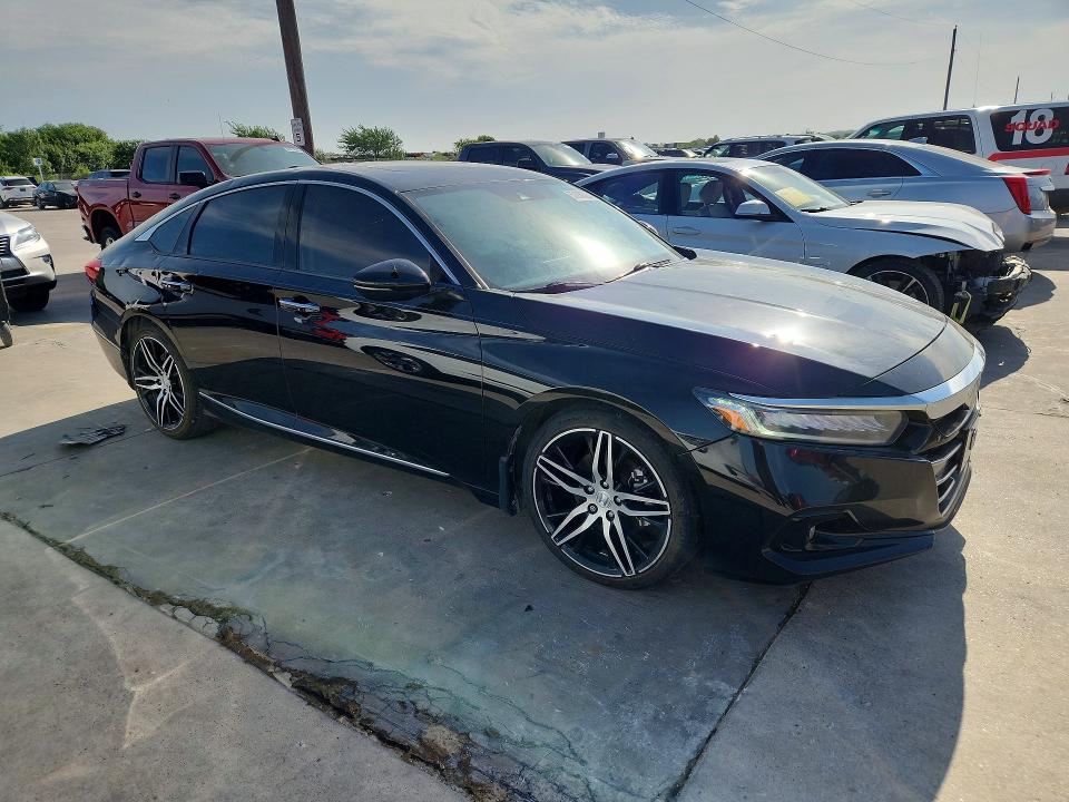 2021 Honda Accord VIN 1HGCV2F91MA005385 COPART salvage auction — HAIL, Tx - Certificate Of Title, sold $12,300 on 2026-07-30 (photo 4)