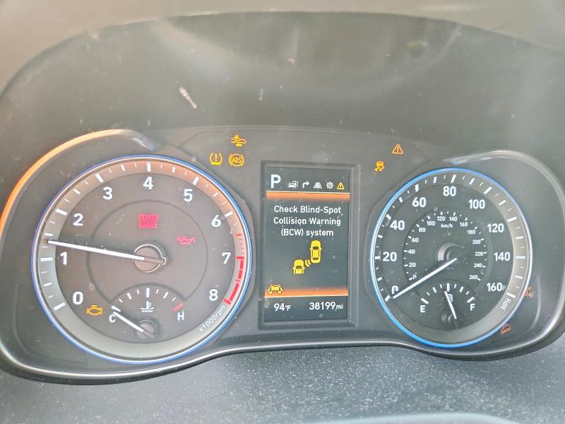 2021 Hyundai Kona VIN KM8K5CA57MU680169 COPART salvage auction — FRONT END, NY - MV-907A SALVAGE CERTIFICATE, sold $3,250 on 2026-07-27 (photo 9)