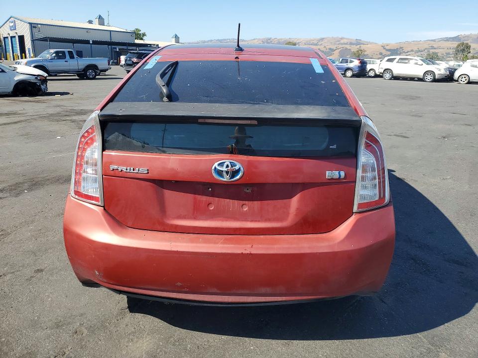 2012 Toyota Prius VIN JTDKN3DU1C1544157 COPART salvage auction — FRONT END, Ca - Salvage Certificate, sold $675 on 2026-07-14 (photo 6)