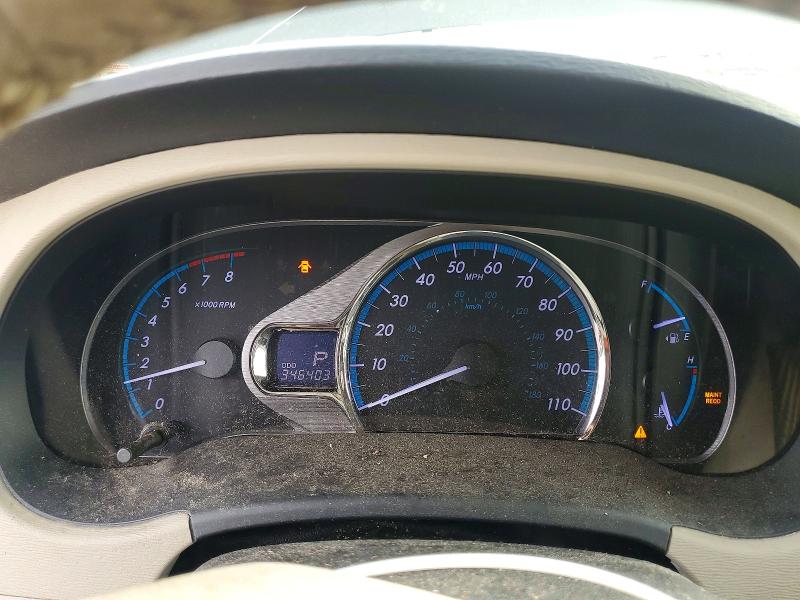 2014 Toyota VIN 5TDYK3DC6ES449349 COPART salvage auction — FRONT END, Va - Certificate Of Title, sold $3,050 on 2026-07-15 (photo 9)