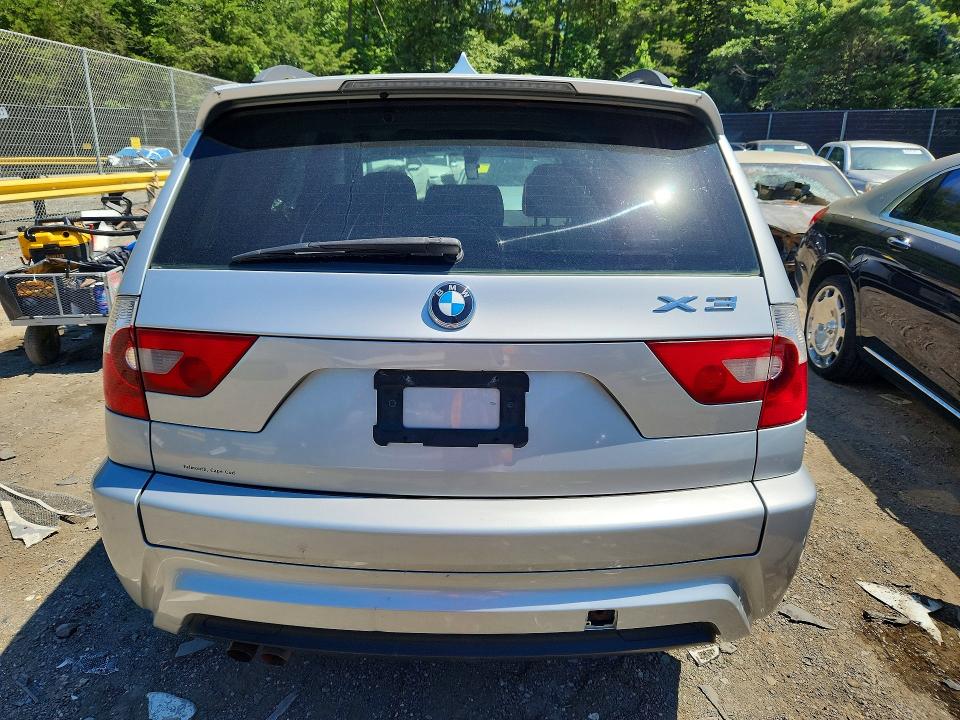 2006 BMW X3 VIN WBXPA93466WD24662 COPART salvage auction — MINOR DENT/SCRATCHES, Va - Certificate Of Title, sold $700 on 2026-07-28 (photo 6)