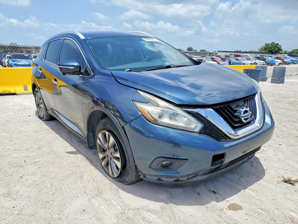 2015 Nissan Murano VIN 5N1AZ2MG2FN234550 COPART salvage auction — SIDE, Salvage Title, sold $1,100 on 2026-07-29 (photo 4)