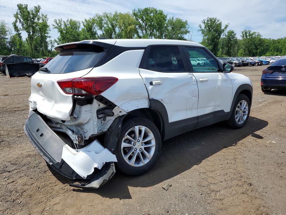 2024 Chevrolet Trailblazer VIN KL79MNSL8RB086950 COPART salvage auction — REAR END, Ct - Cert Of Title-Salvage, sold $2,250 on 2026-07-28 (photo 3)