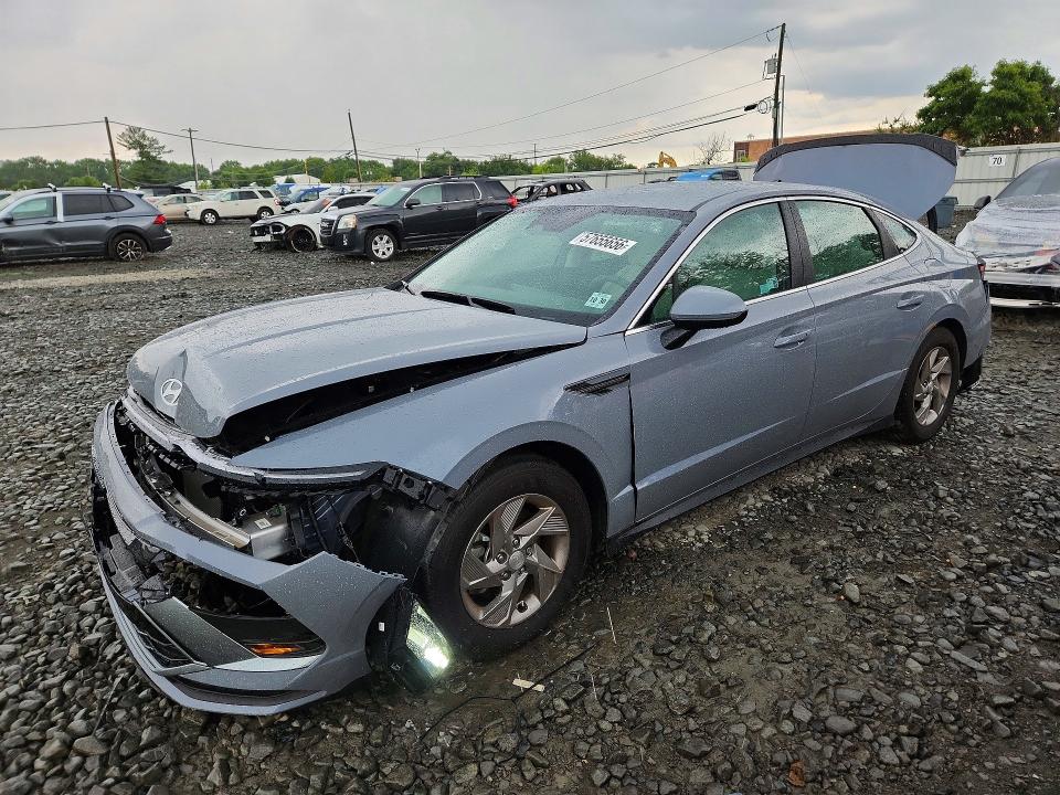 2025 Hyundai Sonata VIN KMHL24JA9SA484863 COPART salvage auction — FRONT END, Nj - Cert Of Title-Salvage, sold $6,500 on 2026-07-20 (photo 1)