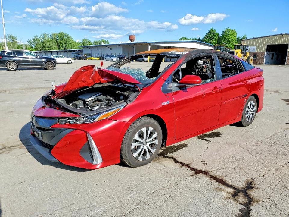 2021 Toyota Prius prime VIN JTDKAMFP3M3195517 COPART salvage auction — BURN, NY - MV-907A SALVAGE CERTIFICATE, sold $975 on 2026-07-14 (photo 1)
