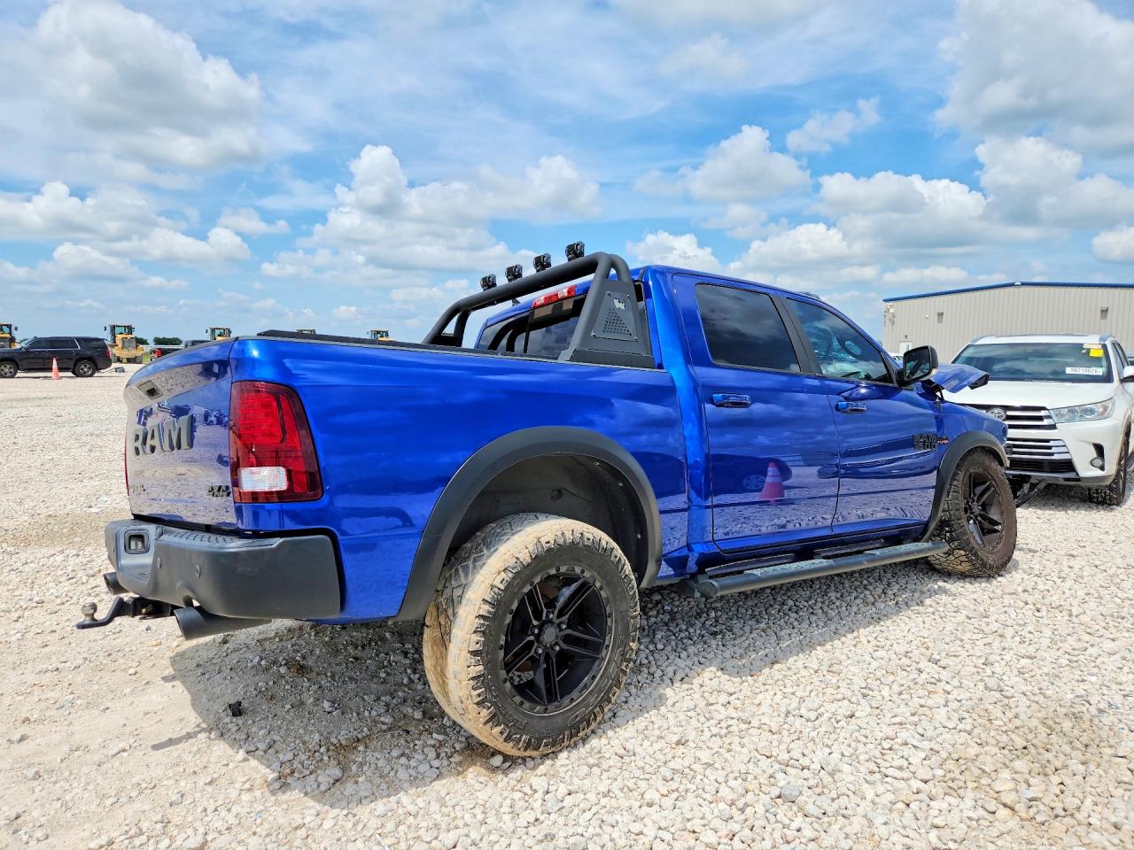 2017 Ram 1500 VIN 1C6RR7YT9HS814515 COPART salvage auction — Front End, TX - SALVAGE VEHICLE TITLE, sold $3,550 on 2026-07-09 (photo 3)