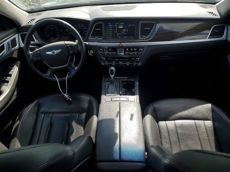 2015 Hyundai Genesis VIN KMHGN4JEXFU019055 COPART salvage auction — FRONT END, NJ - CERT OF TITLE-SALVAGE, sold $2,150 on 2026-07-28 (photo 8)