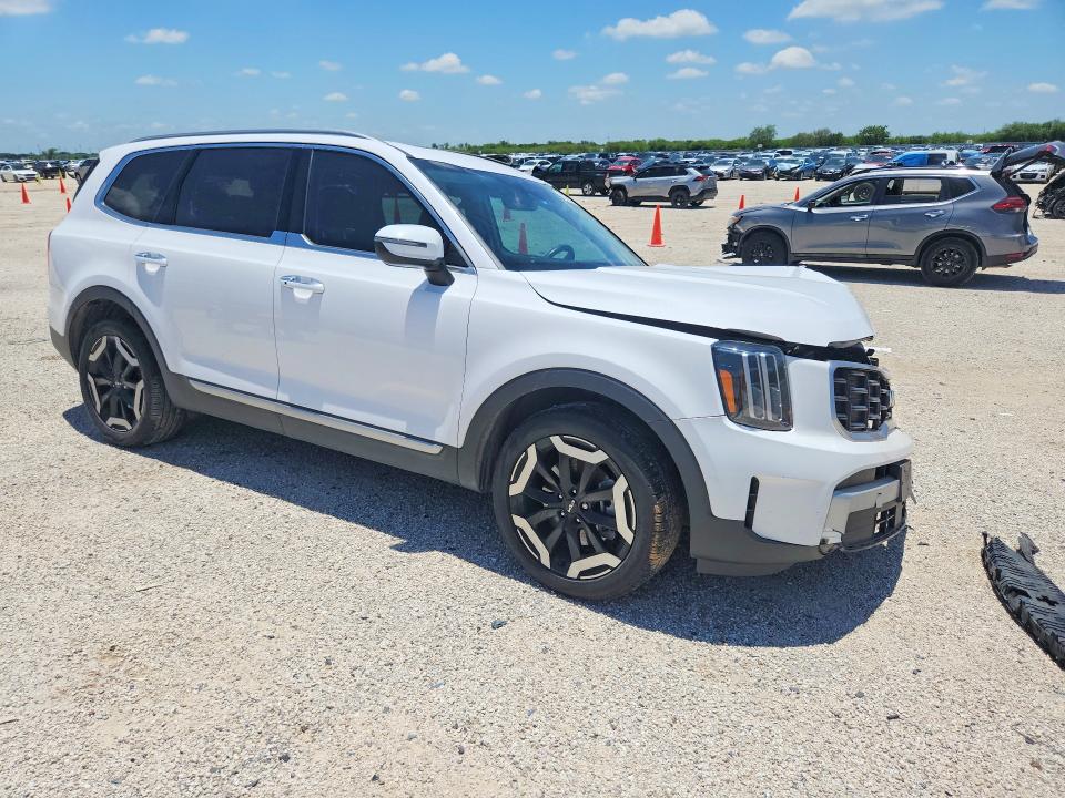 2024 Kia Telluride VIN 5XYP6DGC9RG484407 COPART salvage auction — FRONT END, Tx - Salvage Vehicle Title, sold $3,050 on 2026-07-23 (photo 4)