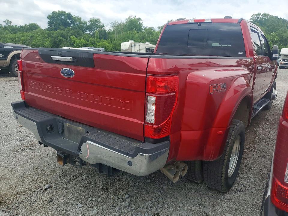 2020 Ford F350 VIN 1FT8W3DT4LED45465 COPART salvage auction — ALL OVER, Tn - Salvage Certificate, sold $16,300 on 2026-07-28 (photo 3)