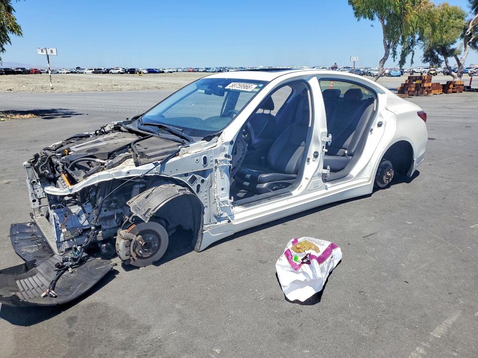 2018 Infiniti Q50 VIN JN1EV7AP9JM356181 COPART salvage auction — VANDALISM, Salvage Title, sold $275 on 2026-07-15 (photo 1)