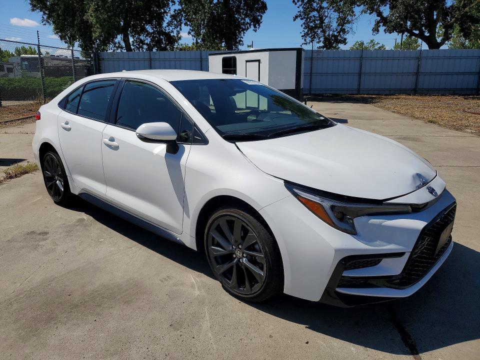 2024 Toyota Corolla VIN JTDBCMFE8R3066883 COPART salvage auction — FRONT END, Ca - Salvage Certificate, sold $30 on 2026-07-27 (photo 4)