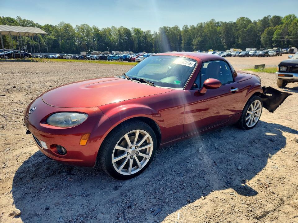 2008 Mazda Mx-5 miata VIN JM1NC26F180149985 COPART salvage auction — REAR END, Va - Cert Of Title - Salvage, sold $1,500 on 2026-07-06 (photo 1)