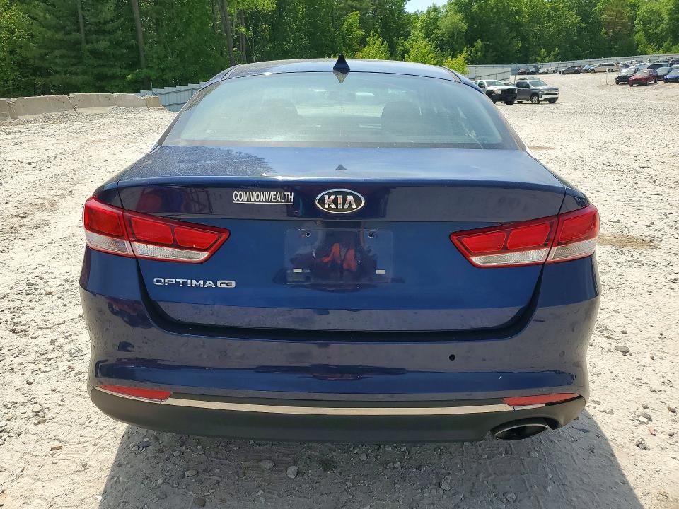 2017 Kia Optima VIN 5XXGT4L32HG174861 COPART salvage auction — FRONT END, Ma - Cert Of Title-Salvage, sold $550 on 2026-07-08 (photo 6)