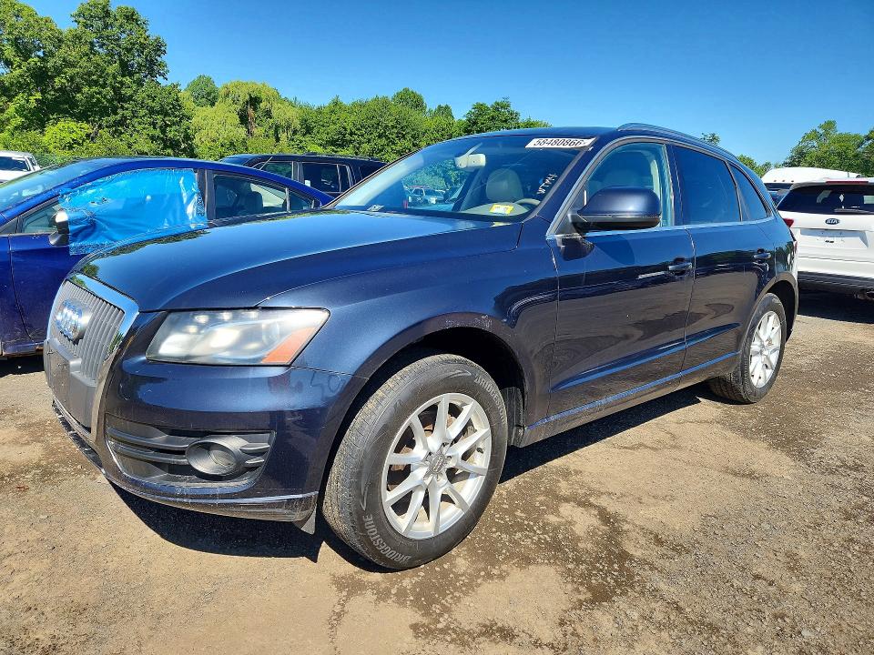 2012 Audi Q5 VIN WA1LFAFP0CA064814 COPART salvage auction — MINOR DENT/SCRATCHES, Vt - Certificate Of Title (P), sold $1,800 on 2026-07-27 (photo 1)