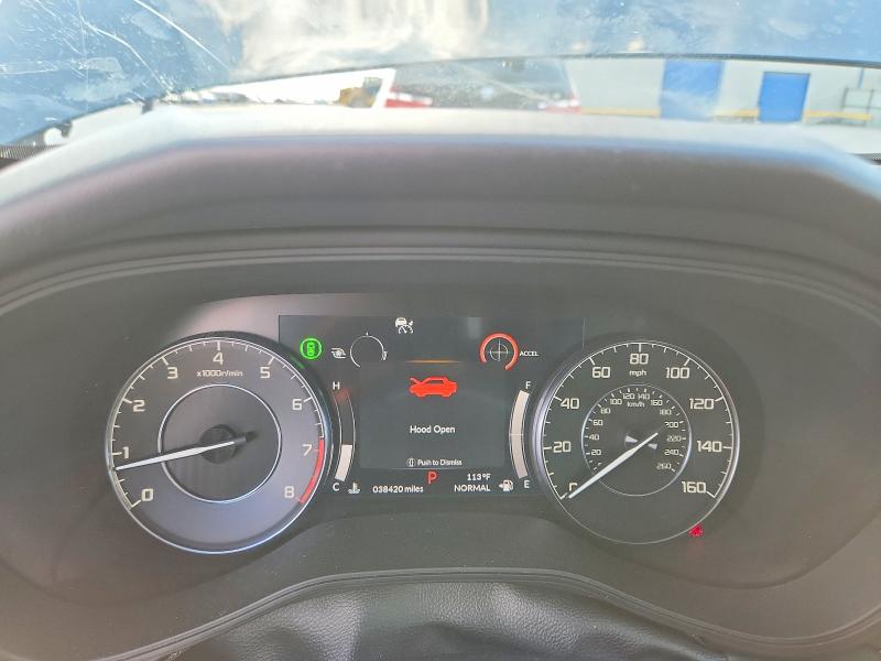 2021 Acura Tlx VIN 19UUB5F49MA004603 COPART salvage auction — FRONT END, Tx - Salvage Vehicle Title, sold $11,000 on 2026-09-04 (photo 9)