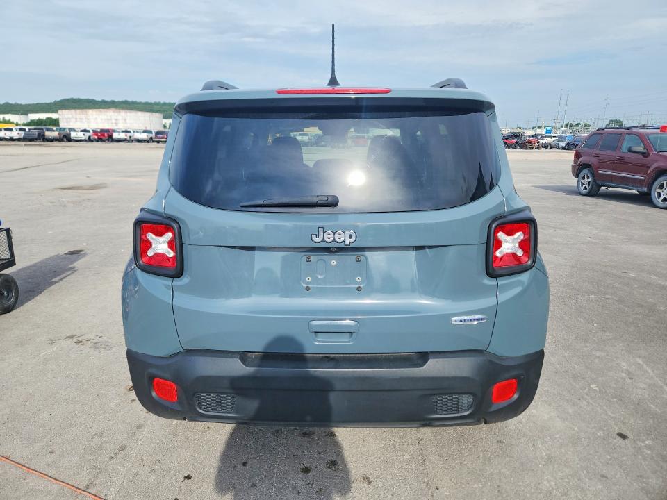 2018 Jeep Renegade VIN ZACCJABB9JPJ35579 COPART salvage auction — FRONT END, Ok - Cert Of Title-Salvage, sold $2,250 on 2026-08-07 (photo 6)