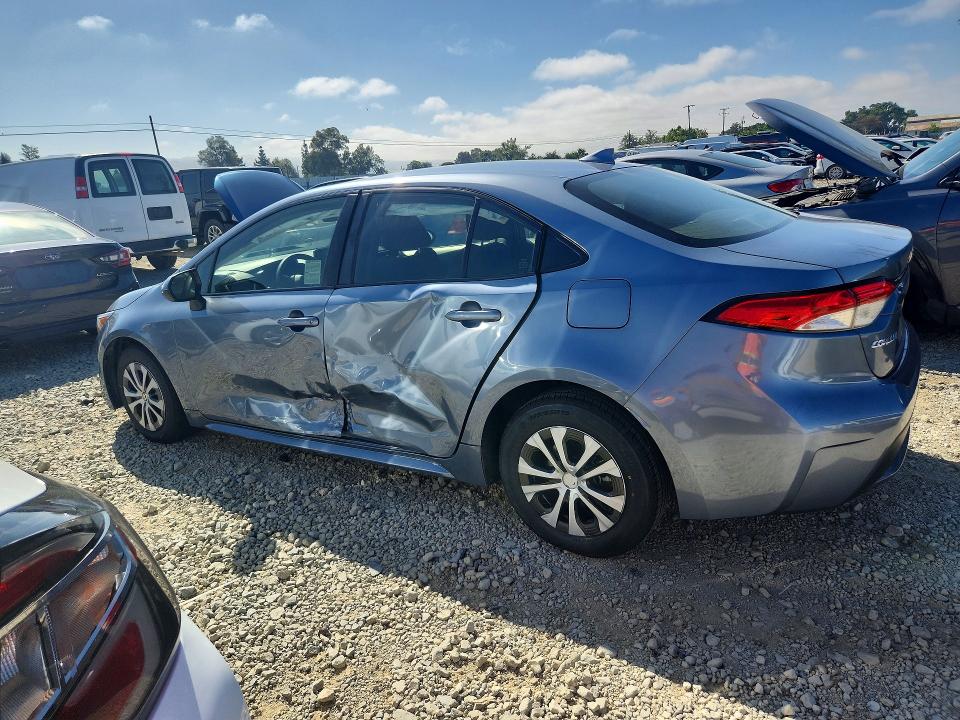 2022 Toyota Corolla VIN JTDEAMDE3NJ059450 COPART salvage auction — SIDE, Ca - Salvage Certificate, sold $5,300 on 2026-07-07 (photo 2)