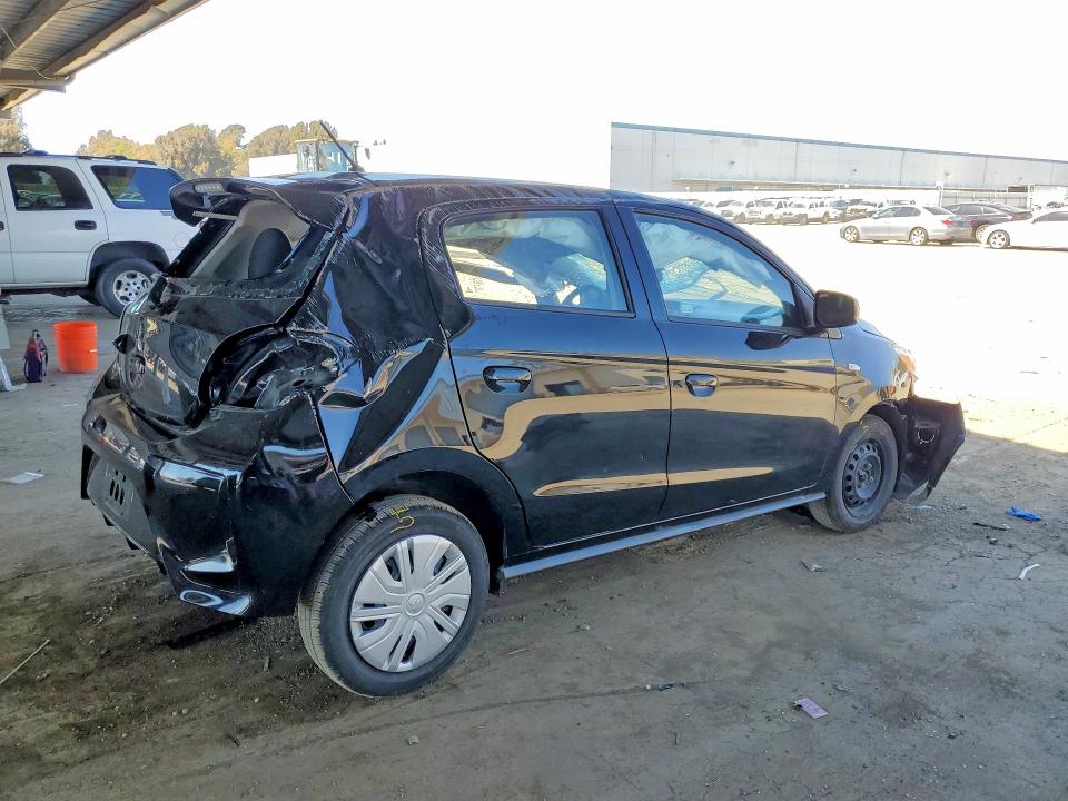 2024 Mitsubishi Mirage VIN ML32AUHJ1RH019989 COPART salvage auction — ALL OVER, Fl - Cert Of Title Slvg Rebuildable, sold $975 on 2026-07-30 (photo 3)