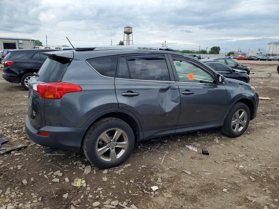 2015 Toyota VIN JTMRFREV2FD129759 COPART salvage auction — SIDE, IL - SALVAGE CERTIFICATE, sold $5,100 on 2026-07-29 (photo 3)
