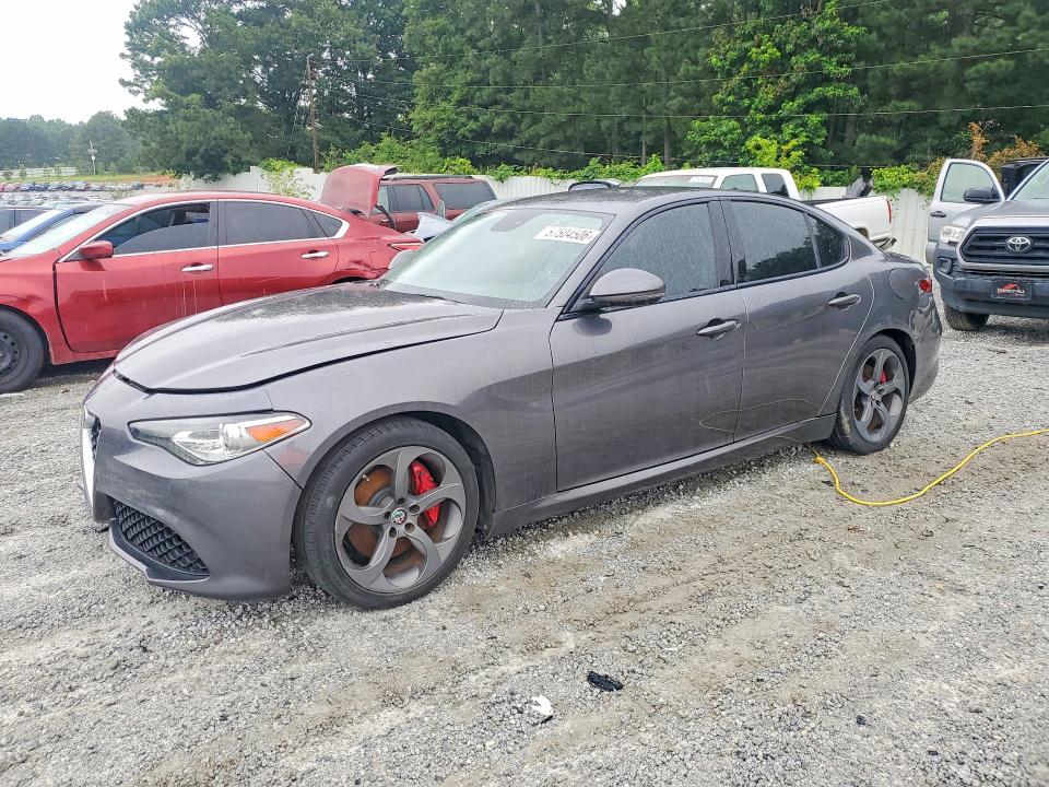 2018 Alfa romeo Giulia VIN ZARFAEBN8J7566273 COPART salvage auction — MECHANICAL, Ga - Certificate Of Title (P), sold $4,800 on 2026-07-08 (photo 1)