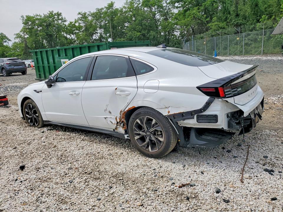 2025 Hyundai Sonata VIN KMHL64JA8SA506551 COPART salvage auction — REAR END, Fl - Certificate Of Destruction, sold $11,400 on 2026-07-30 (photo 2)