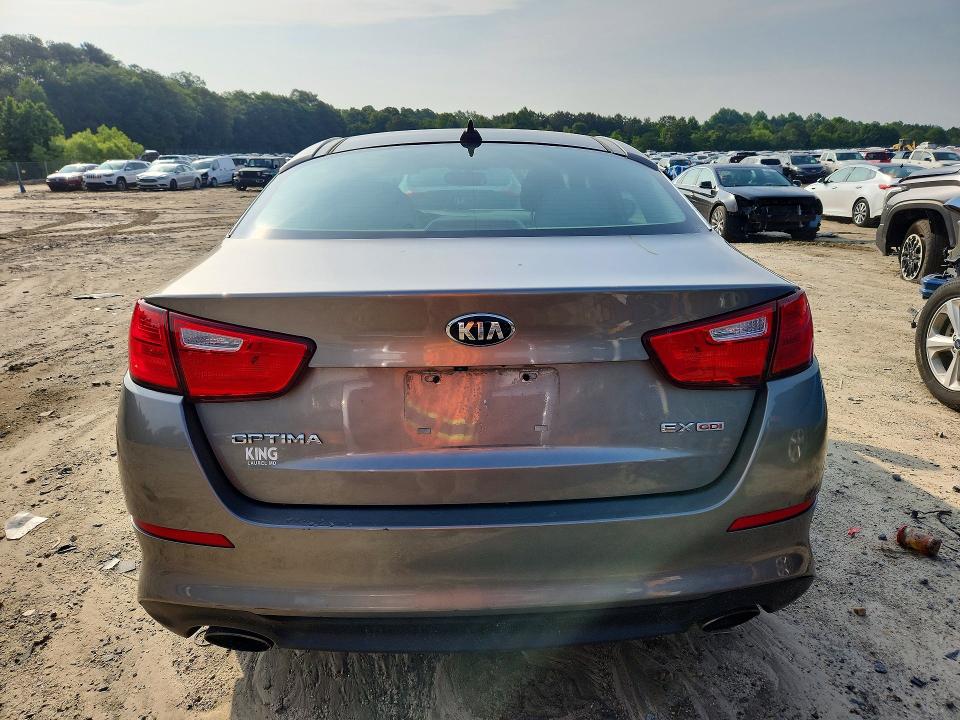 2014 Kia Optima VIN 5XXGN4A71EG304804 COPART salvage auction — FRONT END, Md - Cert Of Salvage > 75% Damage, sold $400 on 2026-07-07 (photo 6)