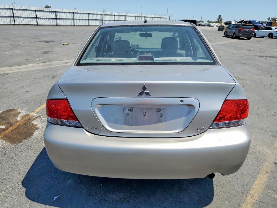 2005 Mitsubishi Lancer VIN JA3AJ26EX5U018066 COPART salvage auction — FRONT END, CA - SALVAGE CERTIFICATE, sold $425 on 2026-07-13 (photo 6)