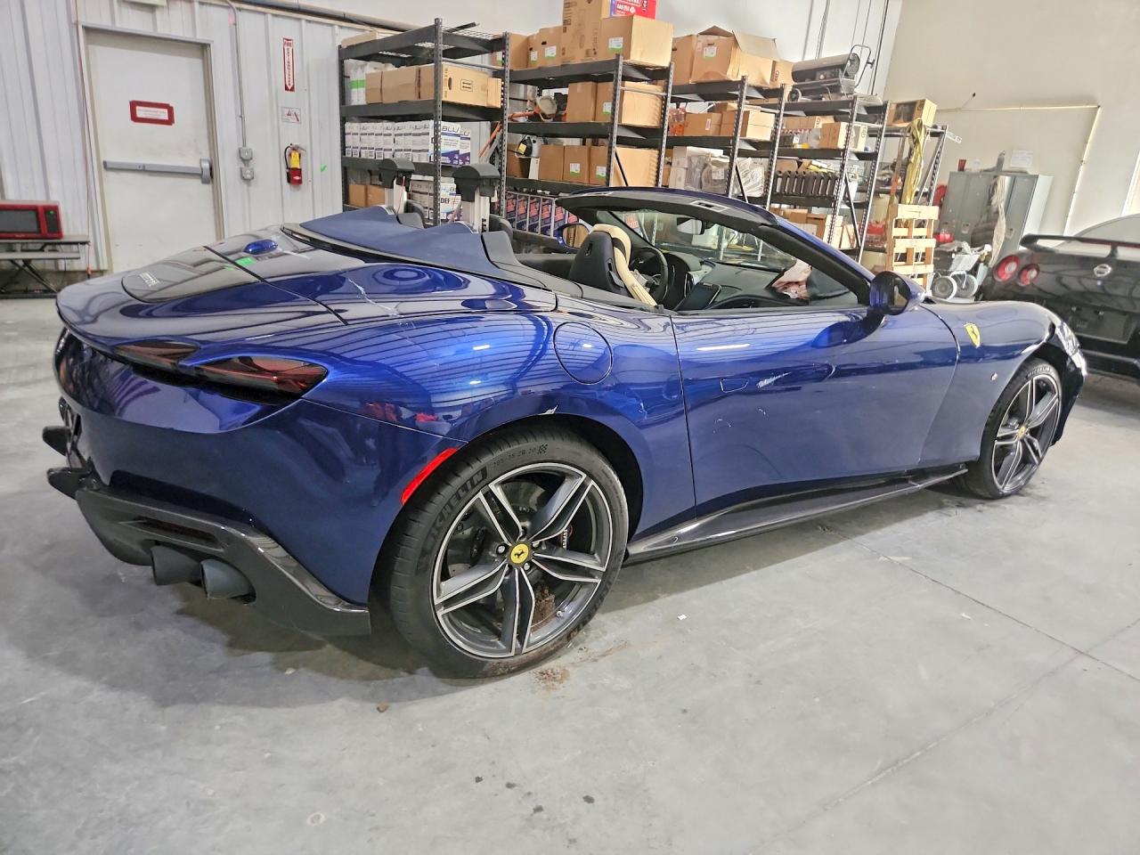 2026 Ferrari Roma VIN ZFF09RPA0T0328484 COPART salvage auction — Front End, UT - SALVAGE CERTIFICATE, sold $155,000 on 2026-08-06 (photo 3)
