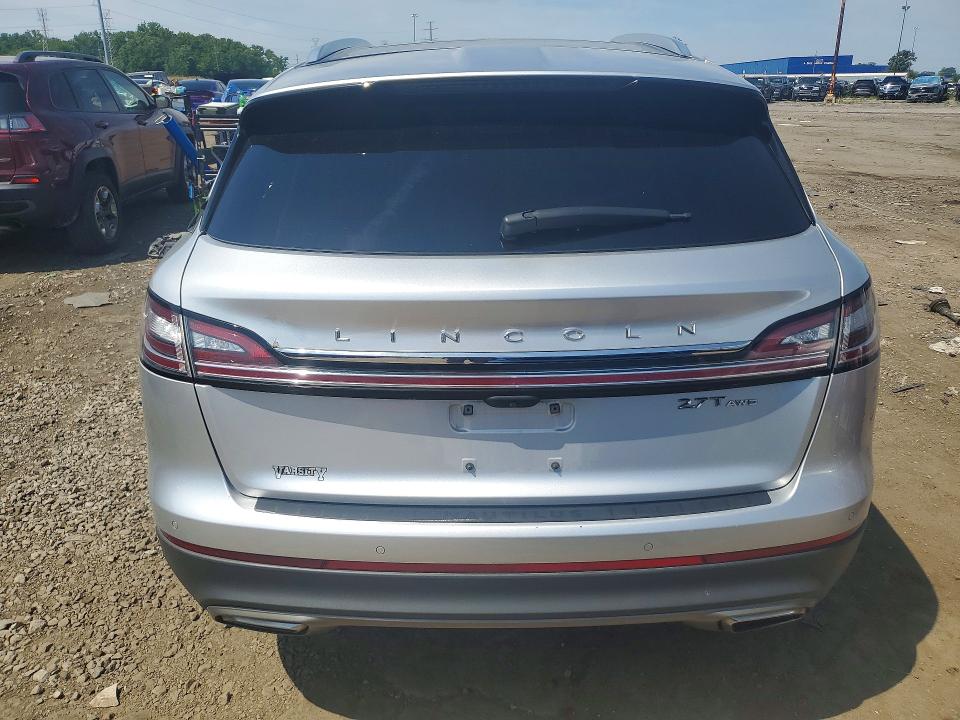 2019 Lincoln Nautilus VIN 2LMPJ8LP4KBL41602 COPART salvage auction — FRONT END, Mi - Certificate Of Title, sold $2,200 on 2026-07-17 (photo 6)