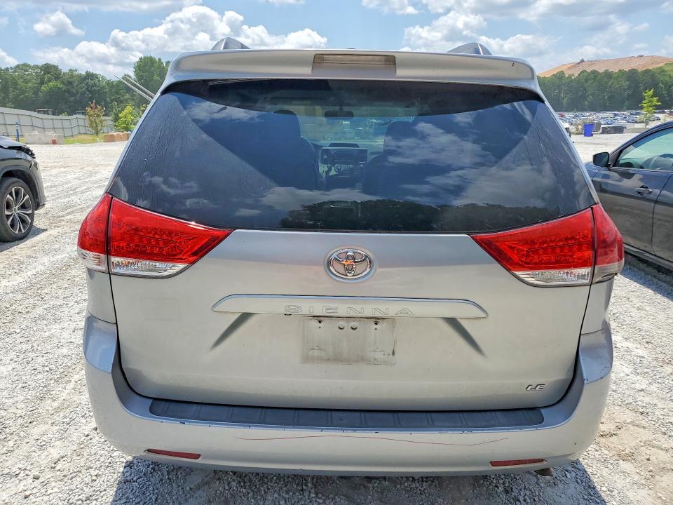 2012 Toyota Sienna VIN 5TDKK3DC9CS275280 COPART salvage auction — FRONT END, Ga - Cert Of Title-Salvage, sold $1,250 on 2026-07-20 (photo 6)