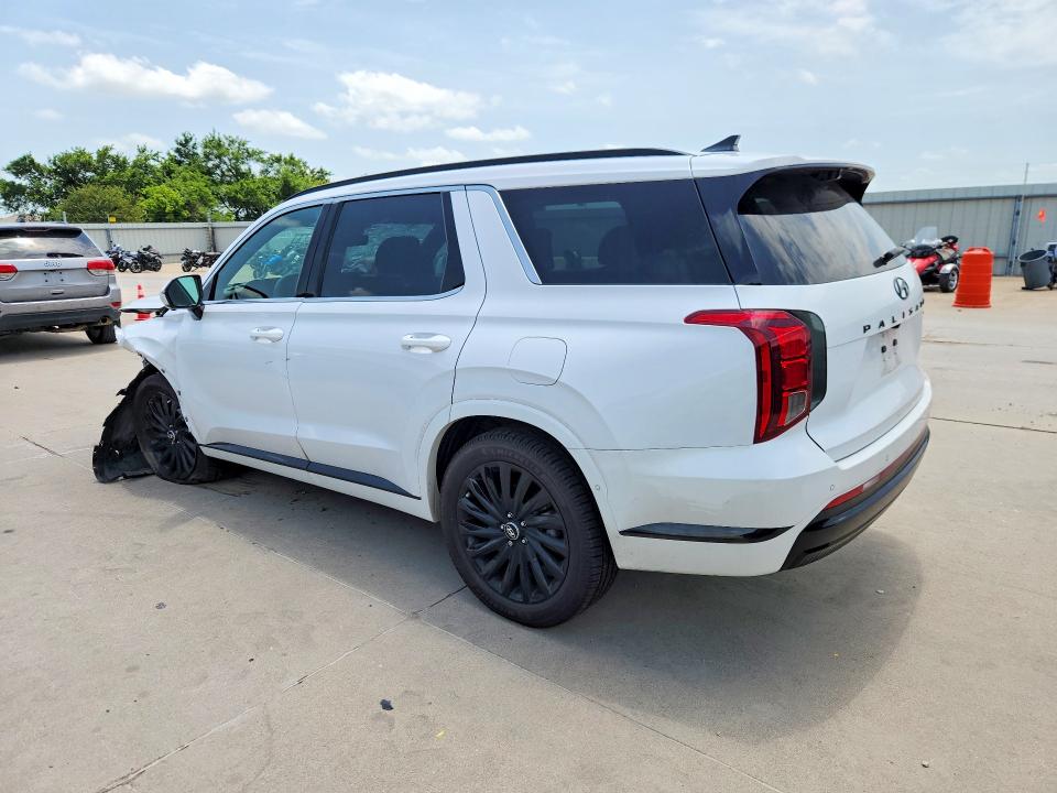 2024 Hyundai Palisade VIN KM8R7DGE4RU749025 COPART salvage auction — FRONT END, Tx - Salvage Vehicle Title, sold $8,200 on 2026-07-09 (photo 2)