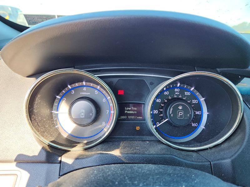2013 Hyundai Sonata VIN 5NPEC4AB1DH557352 COPART salvage auction — REAR END, Pa - Certificate Of Salvage, sold $1,050 on 2026-07-14 (photo 9)