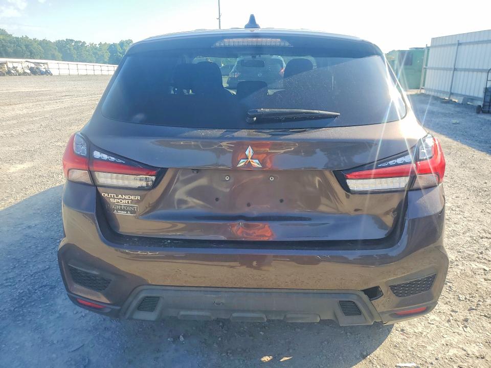 2020 Mitsubishi Outlander VIN JA4AP3AU9LU019222 COPART salvage auction — REAR END, Nc - Dealer Only Clean Title (P), sold $3,950 on 2026-07-29 (photo 6)