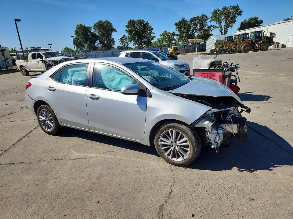 2015 Toyota Corolla VIN 5YFBURHE4FP188909 COPART salvage auction — FRONT END, Ca - Salvage Certificate, sold $625 on 2026-07-13 (photo 4)