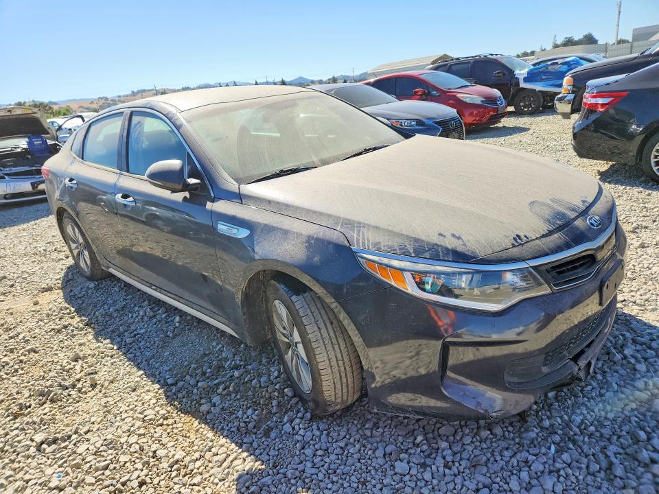 2017 Kia Optima hybrid VIN KNAGT4LE1H5008981 COPART salvage auction — FRONT END, CA - SALVAGE CERTIFICATE, sold $525 on 2026-07-16 (photo 4)