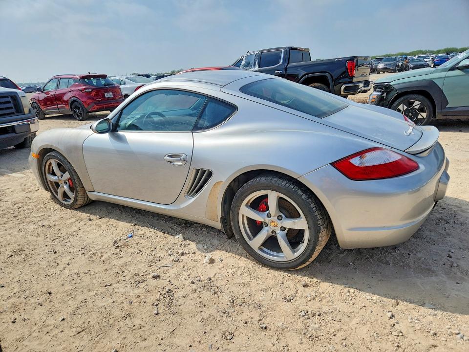 2006 Porsche Cayman VIN WP0AB29816U785391 COPART salvage auction — MECHANICAL, Tx - Certificate Of Title, sold $7,200 on 2026-07-30 (photo 2)