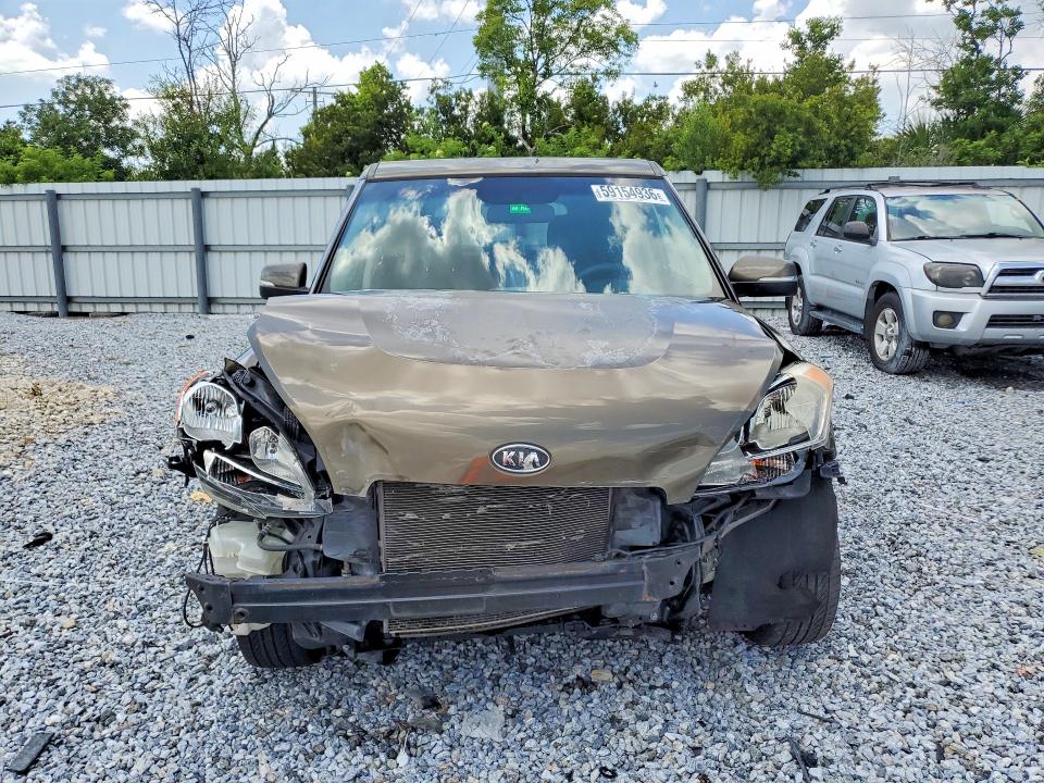2012 Kia Soul VIN KNDJT2A6XC7365341 COPART salvage auction — FRONT END, Fl - Certificate Of Destruction, sold $15 on 2026-07-24 (photo 5)