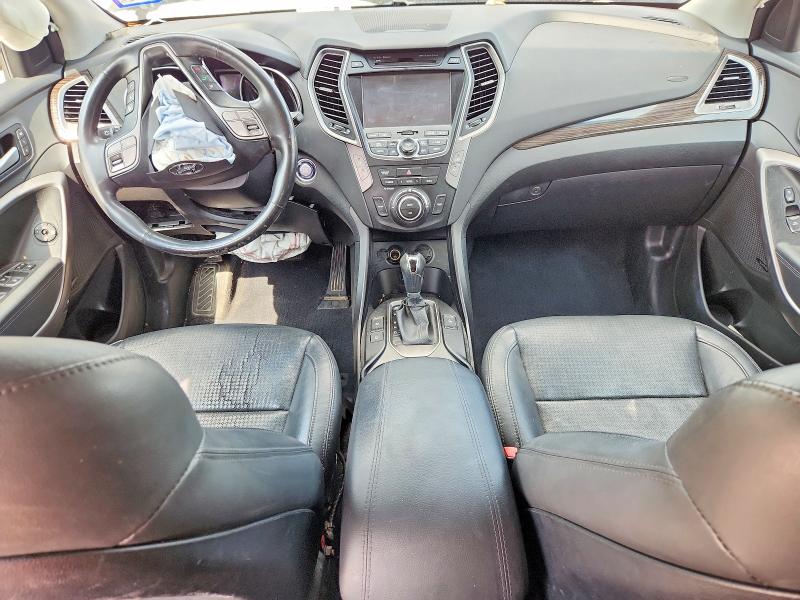 2016 Hyundai Santa fe VIN 5XYZW4LAXGG325907 COPART salvage auction — FRONT END, Tx - Salvage Vehicle Title, sold $1,350 on 2026-07-09 (photo 8)