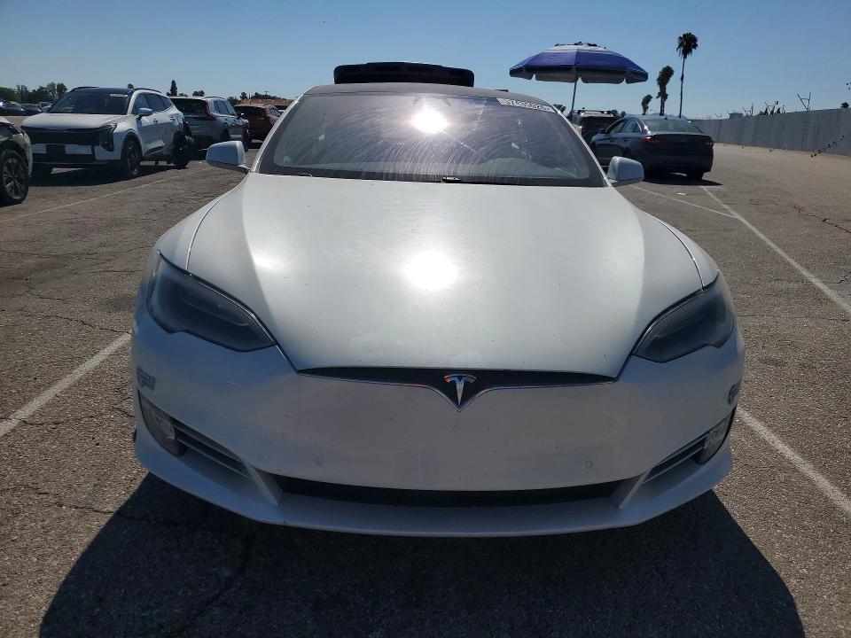 2019 Tesla Model s VIN 5YJSA1E25KF337242 COPART salvage auction — REAR END, Ca - Salvage Certificate, sold $11,000 on 2026-07-31 (photo 5)