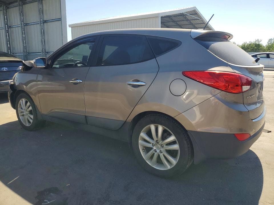 2013 Hyundai VIN KM8JU3AC7DU695705 COPART salvage auction — FRONT END, Ca - Salvage Certificate, sold $1,800 on 2026-07-16 (photo 2)