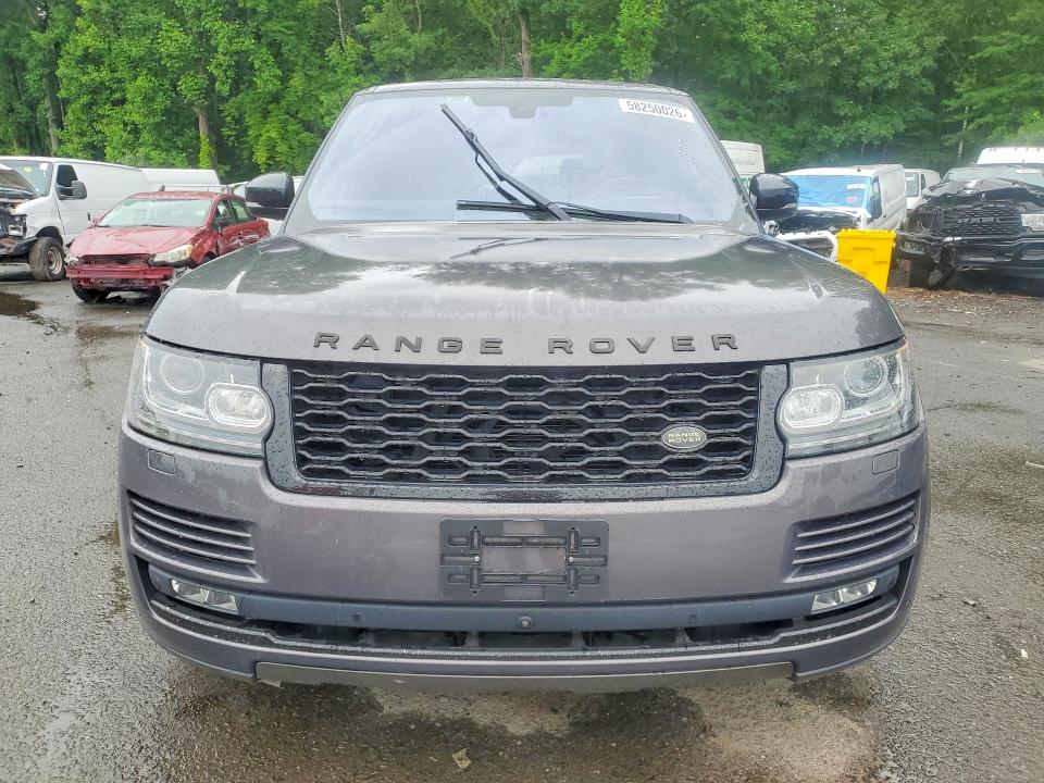 2016 Land rover RANGE ROVER VIN SALGS3EF3GA260512 COPART salvage auction — MINOR DENT/SCRATCHES, Ct - Certificate Of Title (P), sold $7,800 on 2026-07-09 (photo 5)