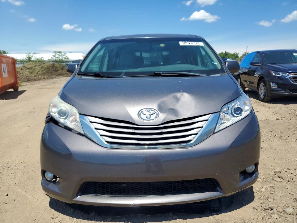 2016 Toyota Sienna VIN 5TDDK3DC2GS140799 COPART salvage auction — REAR END, Oh - Cert Of Title-Salvage, sold $3,600 on 2026-07-09 (photo 5)