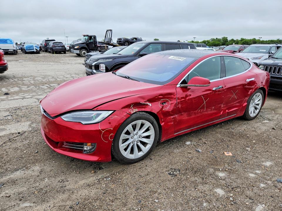 2017 Tesla VIN 5YJSA1E21HF205796 COPART salvage auction — SIDE, IN - CERT OF TITLE-SALVAGE TITLE, sold $8,000 on 2026-07-24 (photo 1)