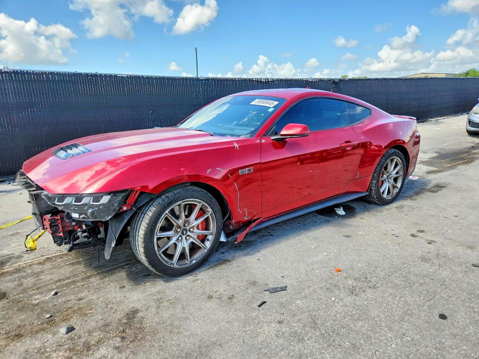 2024 Ford Mustang VIN 1FA6P8CF2R5402404 COPART salvage auction — FRONT END, Fl - Cert Of Title Slvg Rebuildable, sold $18,200 on 2026-07-02 (photo 1)