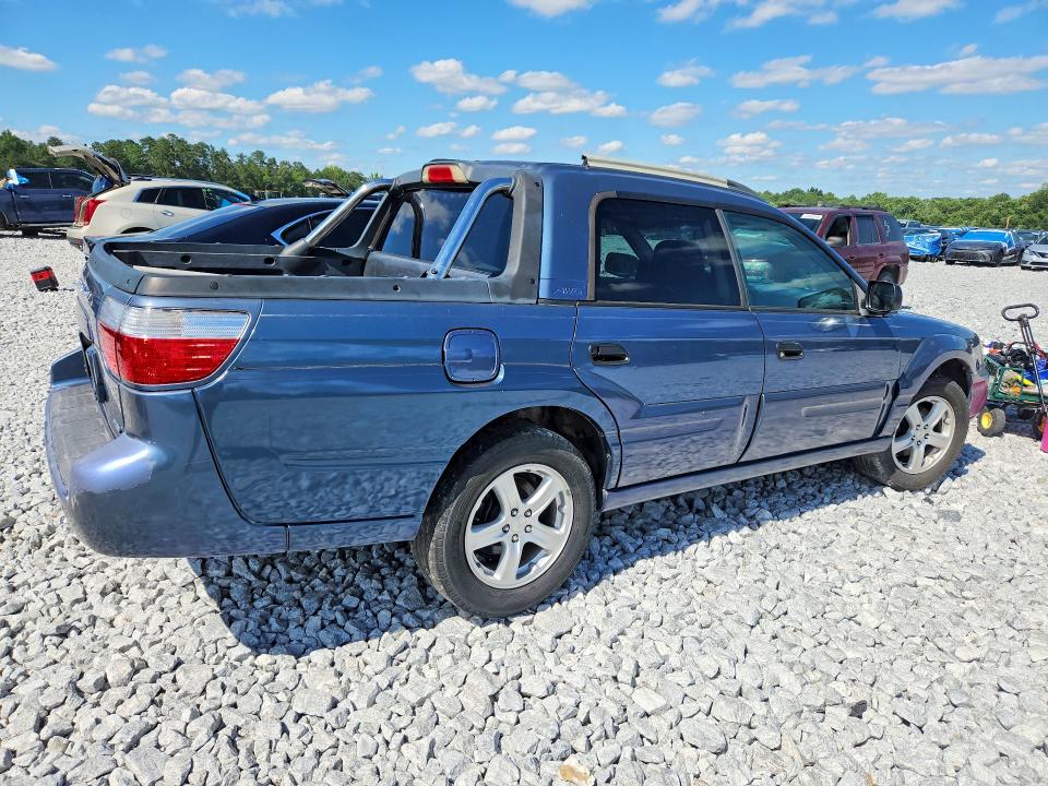 2006 Subaru Baja VIN 4S4BT62C367102494 COPART salvage auction — MECHANICAL, Ga - Certificate Of Title, sold $525 on 2026-07-23 (photo 3)